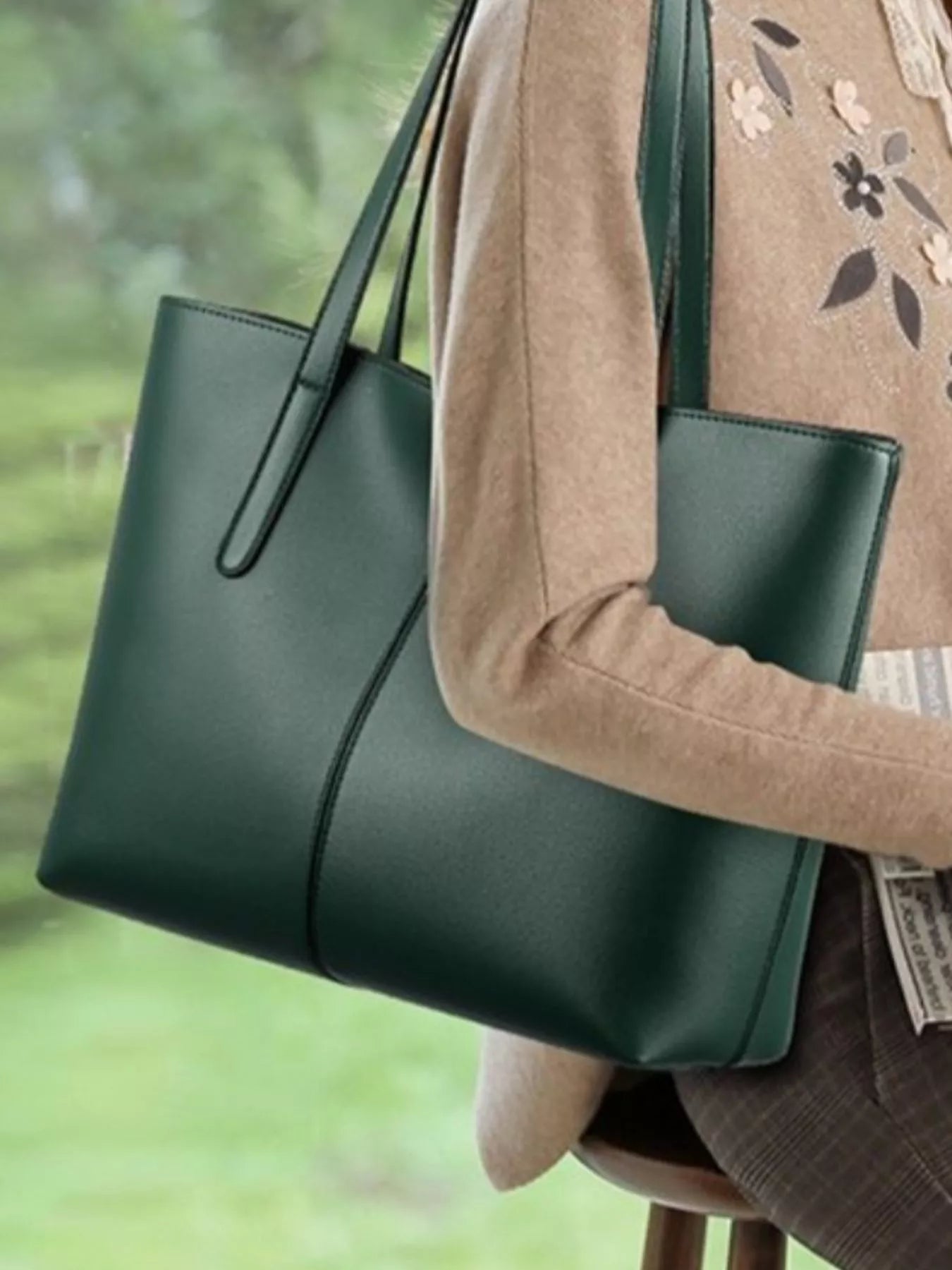 PU Leather Tote Bag