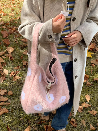 Floral Applique Handbag