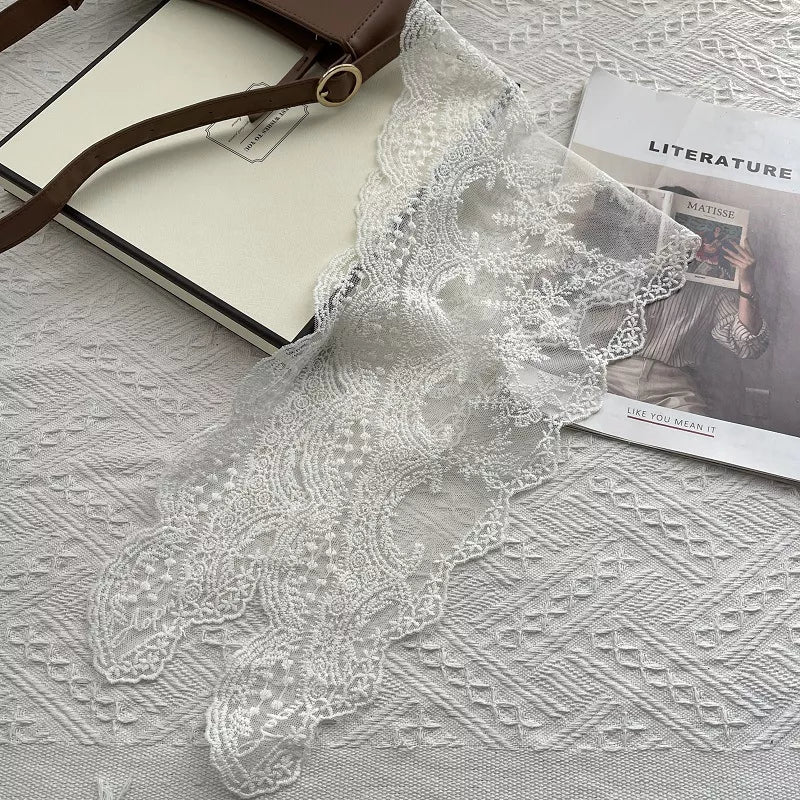 Elegant Lace Sheer Scarf