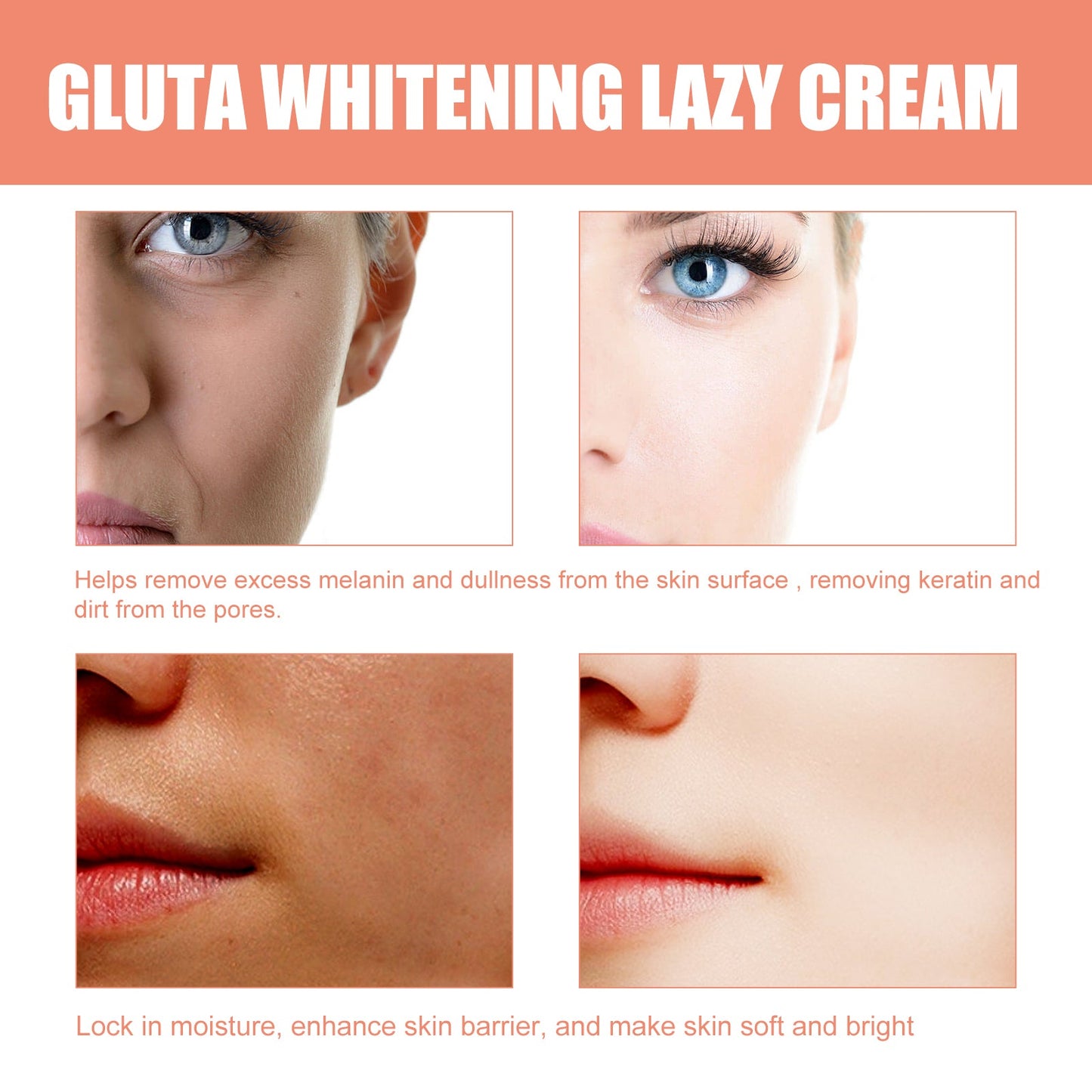 Jaysuing Whitening Cream, Firming Moisturizing Whitening Facial Skin Repair Cream