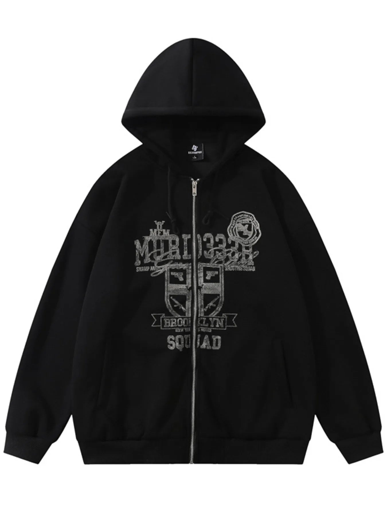 Men's Zip-Up Hooded Jacket