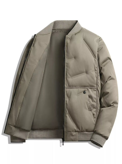Men's Plus Size Zip Up Bomber Jacket