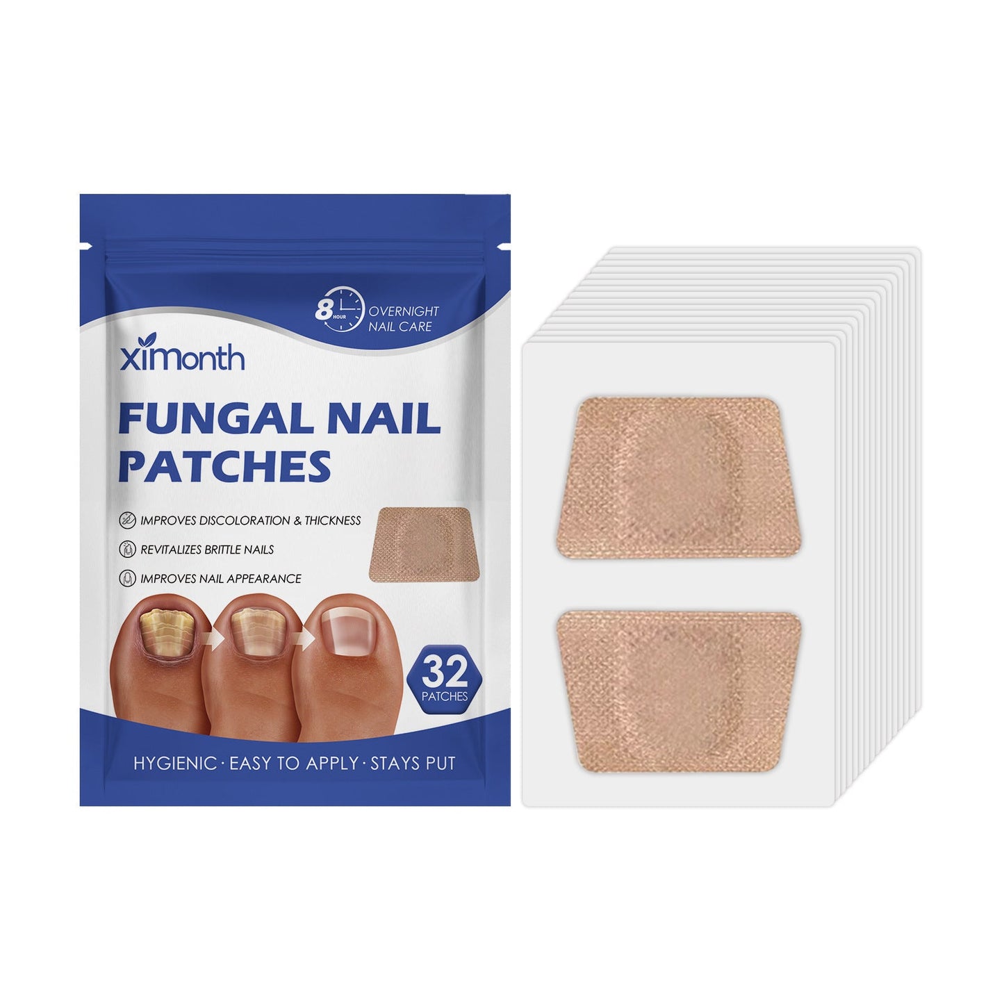 Ximonth Nail Care Patches Gently Repair Nails For Easy Daily Cleaning With Simple Care Patches