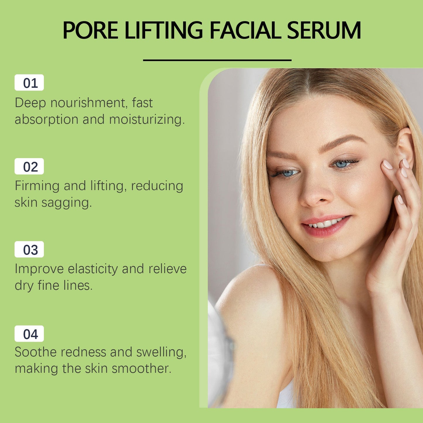 OUHOE Face Firming Essence, Hydrating Hydrating Hydrating Shine Brightening And Moisturizing Face Essence