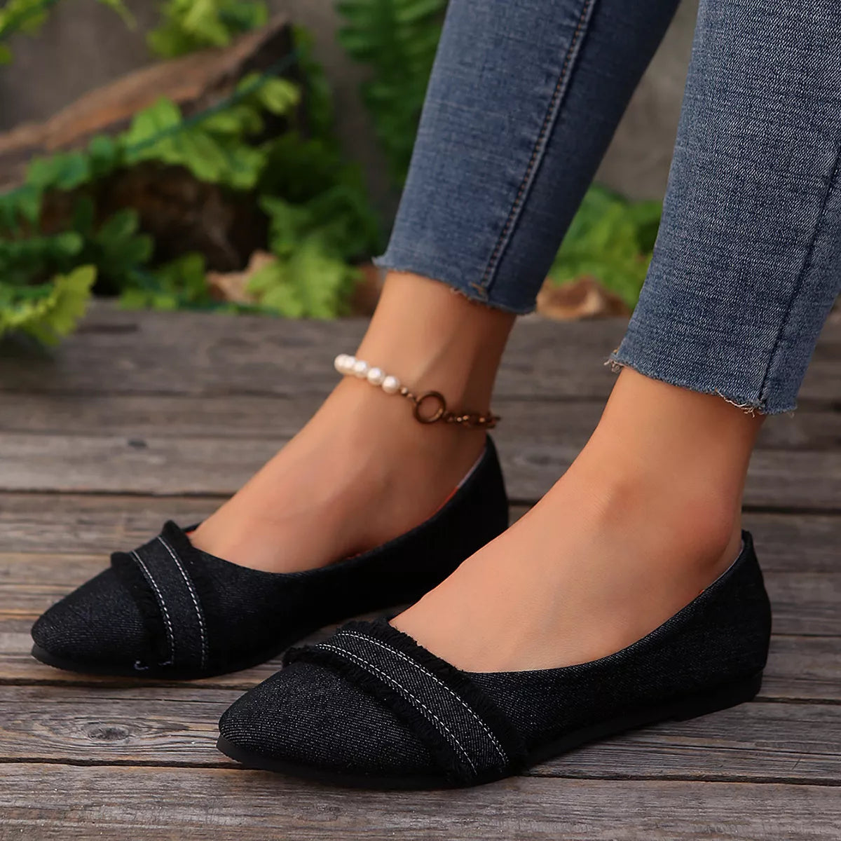 Point Toe Slip-Ons