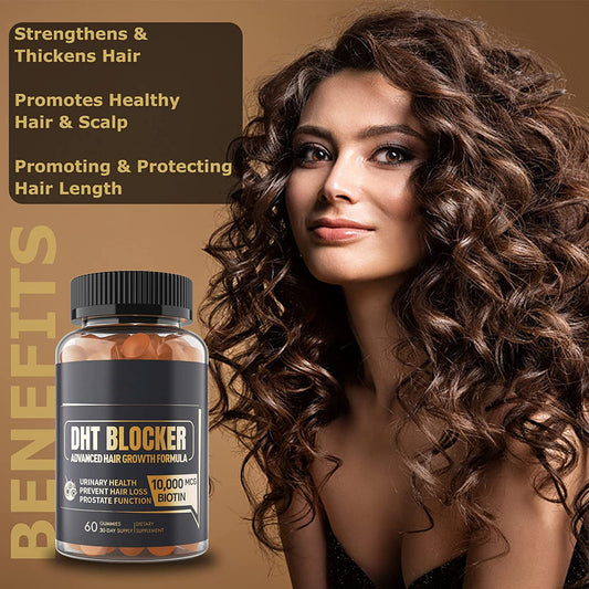 Blocking Agent Soft Candy Hair 60 Capsules DHT Soft Candy