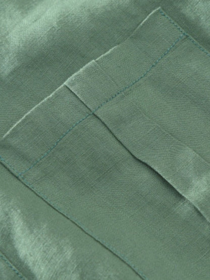 Men's Plus Size Button Detail Short Sleeve Shirt