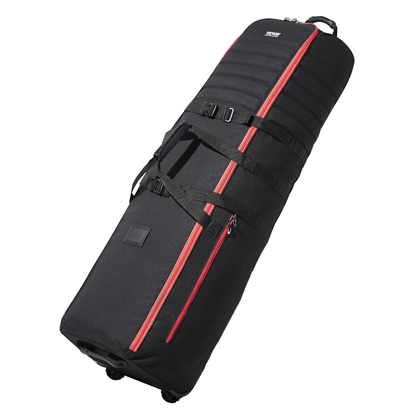 Golf Travel Bag, Outdoors Soft-Sided Golf Travel Cover Case, Heavy Duty Nylon Wear-Resistant, Padded Golf Luggage Case Cover With Wheels, Foldable Golf Club Storage Bag For Airlines