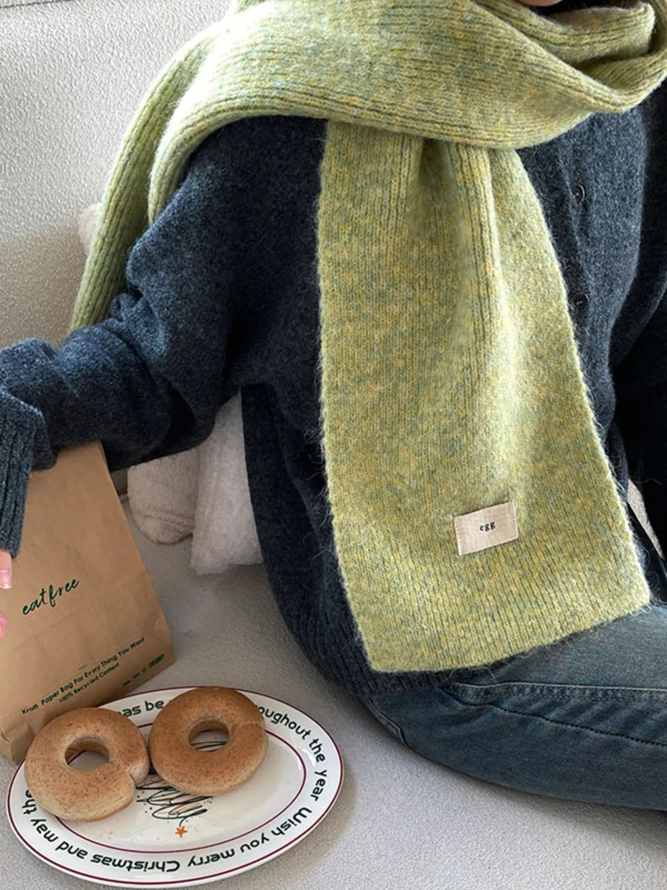 Cozy Knitted Winter Scarf