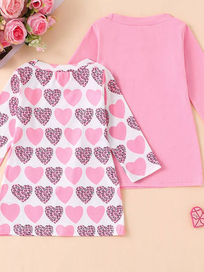 Children's 2 Piece Long Sleeve T-Shirt Set