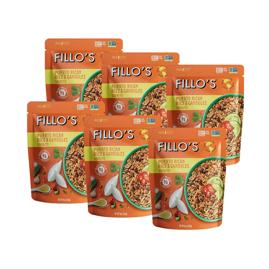 Fillo's Rice and Gandules 8 oz Can, Case of 6