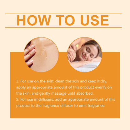 West Month Orange Soothing Care Essential Oil, Gently Hydrates, Moisturizes And Nourishes Delicate Skin. Plant Essential Oil