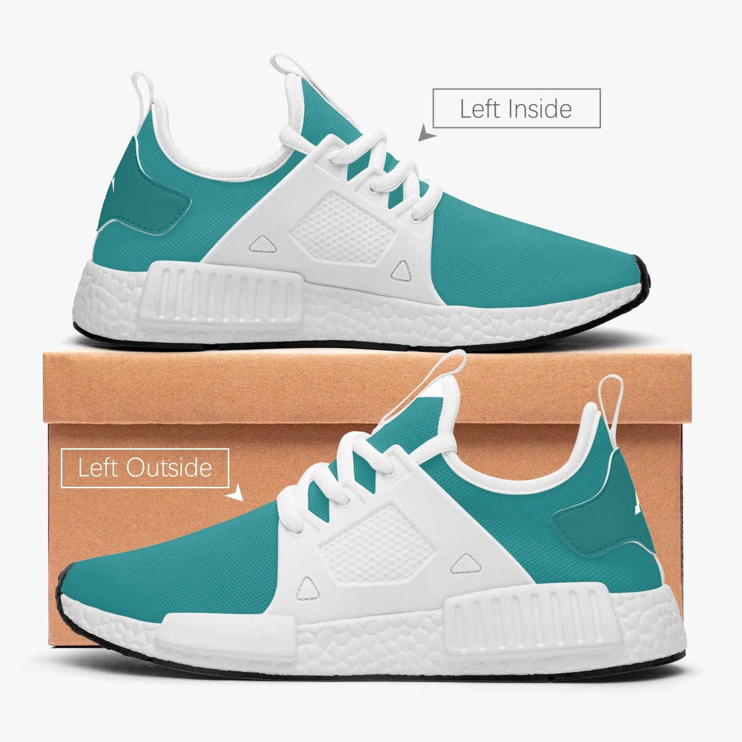 SHO-12GN-24 Teal Green Lightweight Athletic Sneakers for Women Breathable Running Shoes Comfortable Mesh Knit Shoes Casual Walking Sneakers