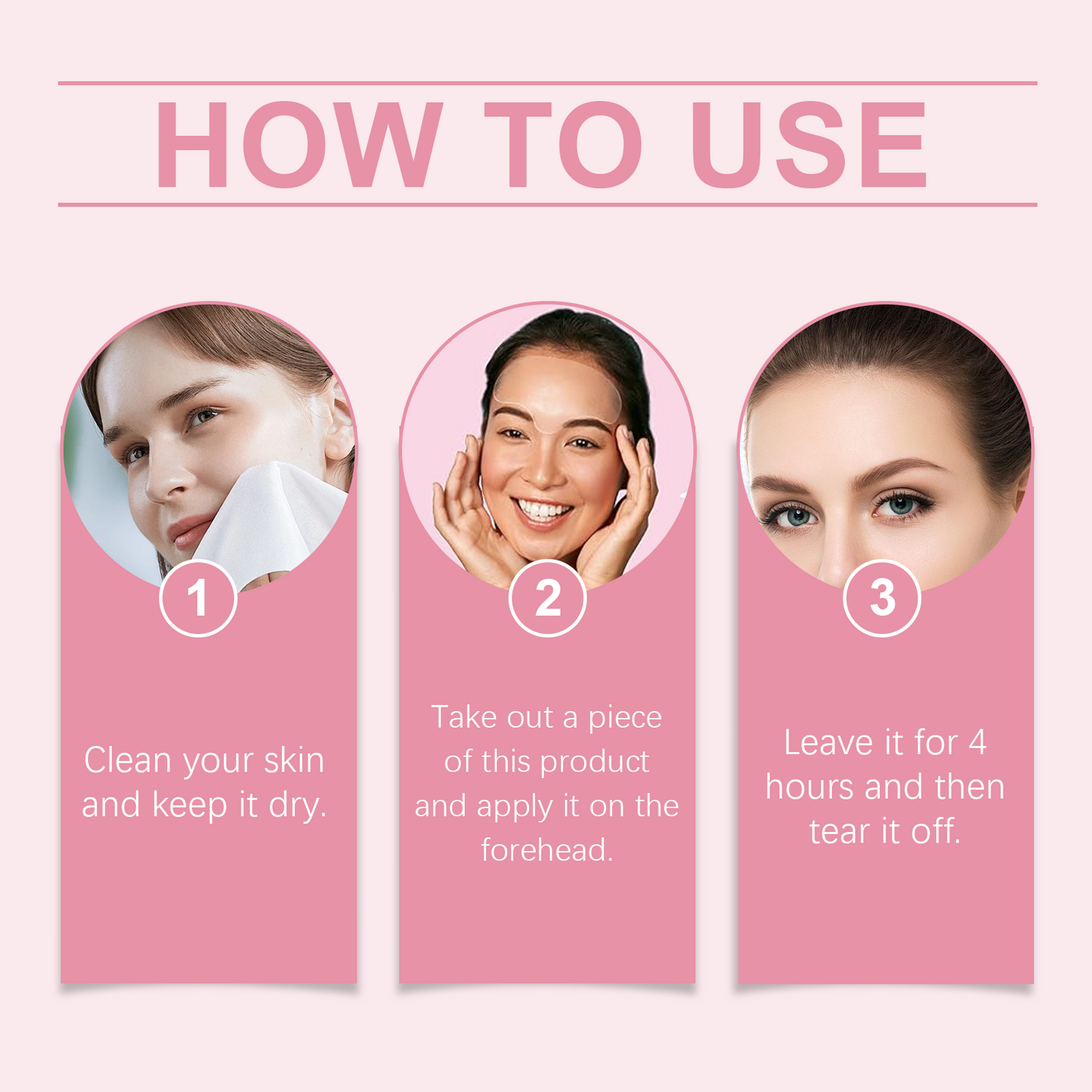 EELHOE Forehead Patch Lifts, Nourishes, Nourishes, Moisturizes And Reduces Wrinkles