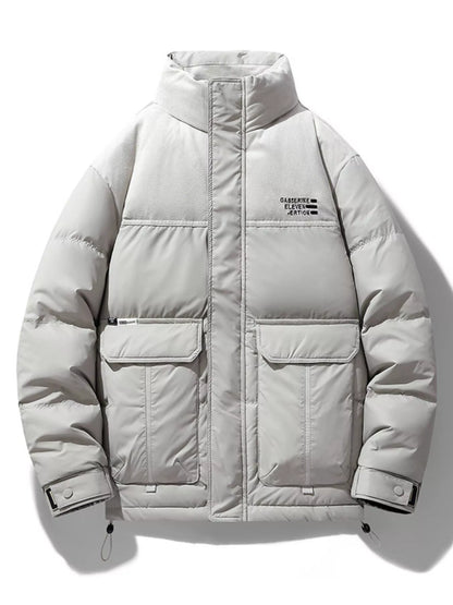 Men's Plus Size Urban Style Padded Coat