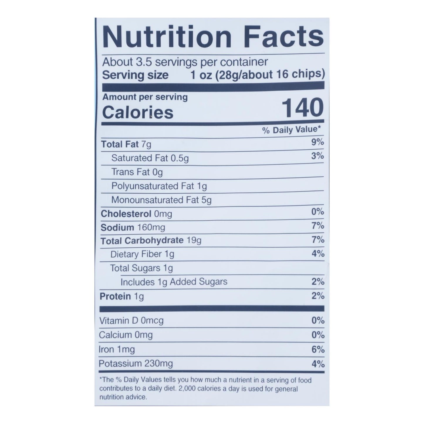 Simply 7 Quinoa Chips, Sea Salt (8 x 3.5 Oz Bags)