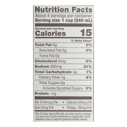 Bonafide Provisions Vegetable Broth - 6 Pack of 32 Oz Cartons