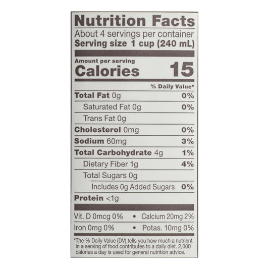 Bonafide Provisions Low Sodium Vegetable Broth, No Salt Added, 32 Oz Pack of 6