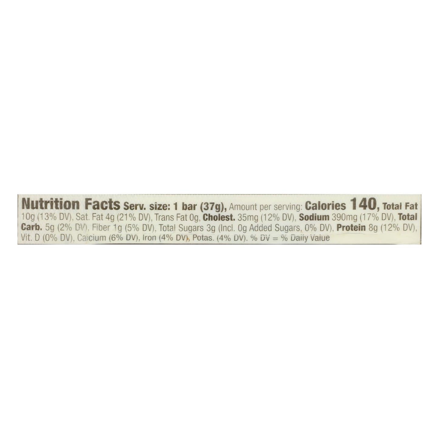 Epic Bar Beef Apple Uncured Bacon, Pack of 12, 1.3 Oz Each
