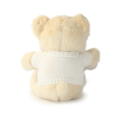 12-inch Fashionable Cozy Sweater Bear with White Sweater