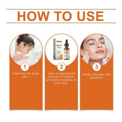 West&Month Vitamin C Face Serum, Moisturizing, Hydrating, Brightening, Tender And Smooth Skin Essence