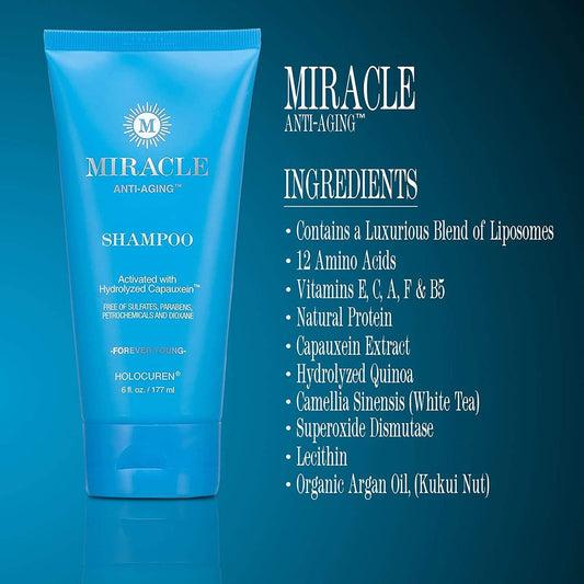 Miracle Anti-Aging Shampoo Hair and Follicle Therapy, 6 oz