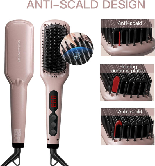 MEGAWISE Ionic Hair Straightener Brush