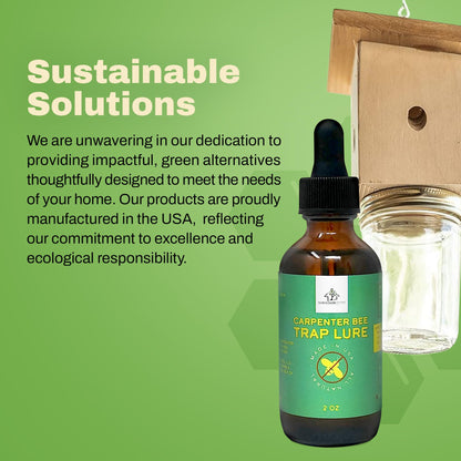 Donaldson Farms Carpenter Bee Natural Attractant Lure, Gentle on Honey Bees 2oz