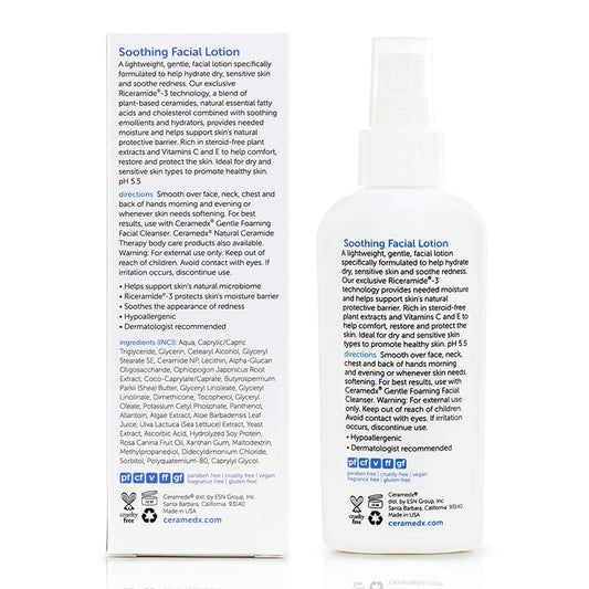 Ceramedx Soothing Facial Lotion - 4 Fl Oz