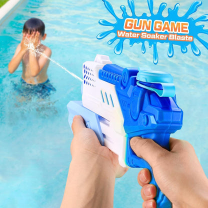 4 Pack Water Guns for Kids Adults - Super Squirt Watergun Soaker Long Shooting R