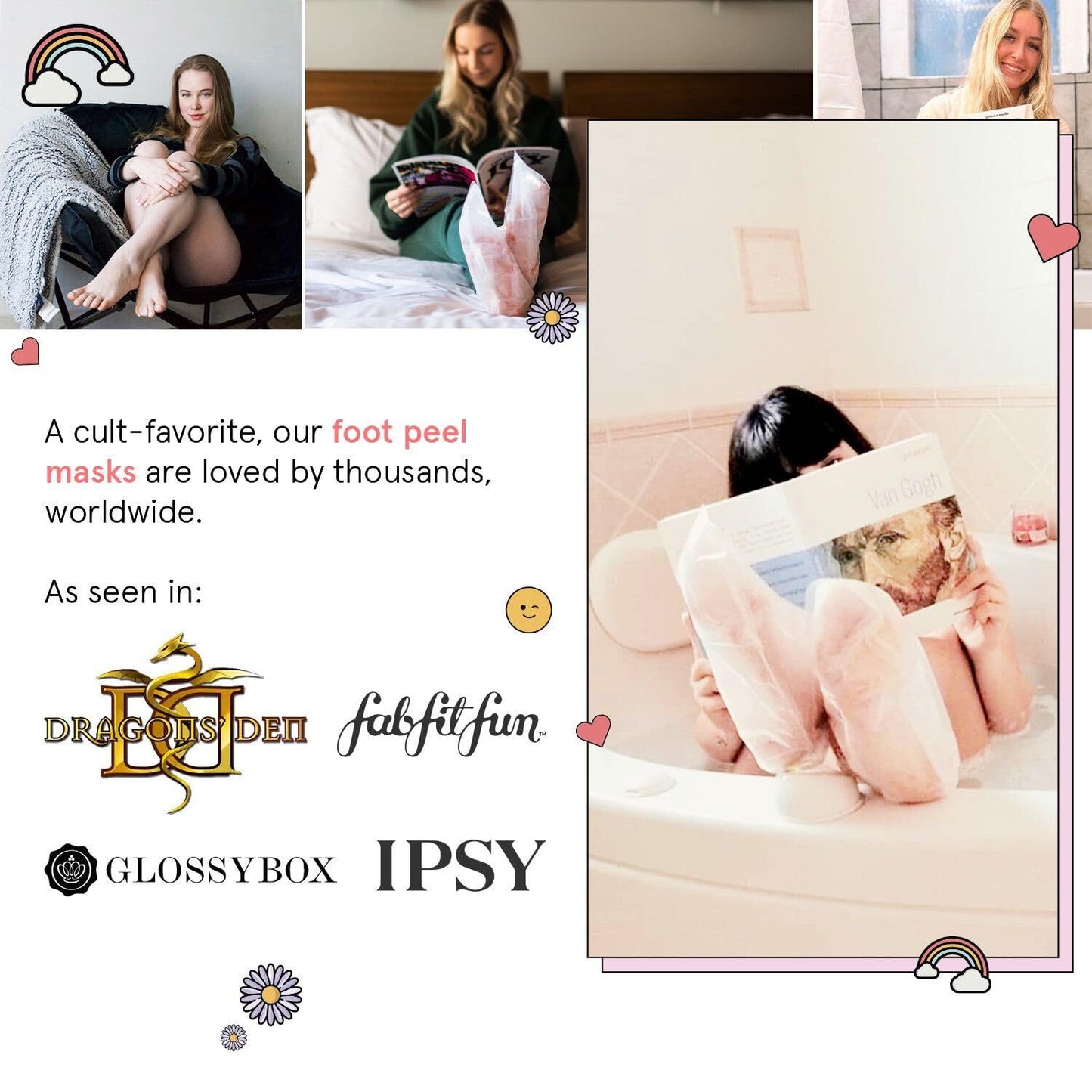 GRACE & STELLA Exfoliating Foot Peel Mask