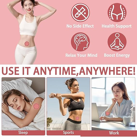 GLP-1 Patches for Women and Men, Berberine, Steady Release, Vegan, 8-Hour Long-Lasting Formula Support, Applied to Various Parts of The Body, 30 Patches