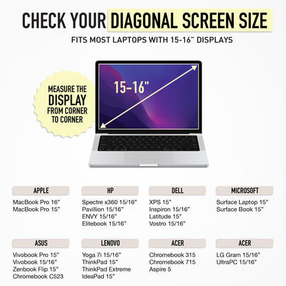 Vandel - The Original Puffy Laptop Sleeve 15-16 Inch Sleeve / Case Cover Sand