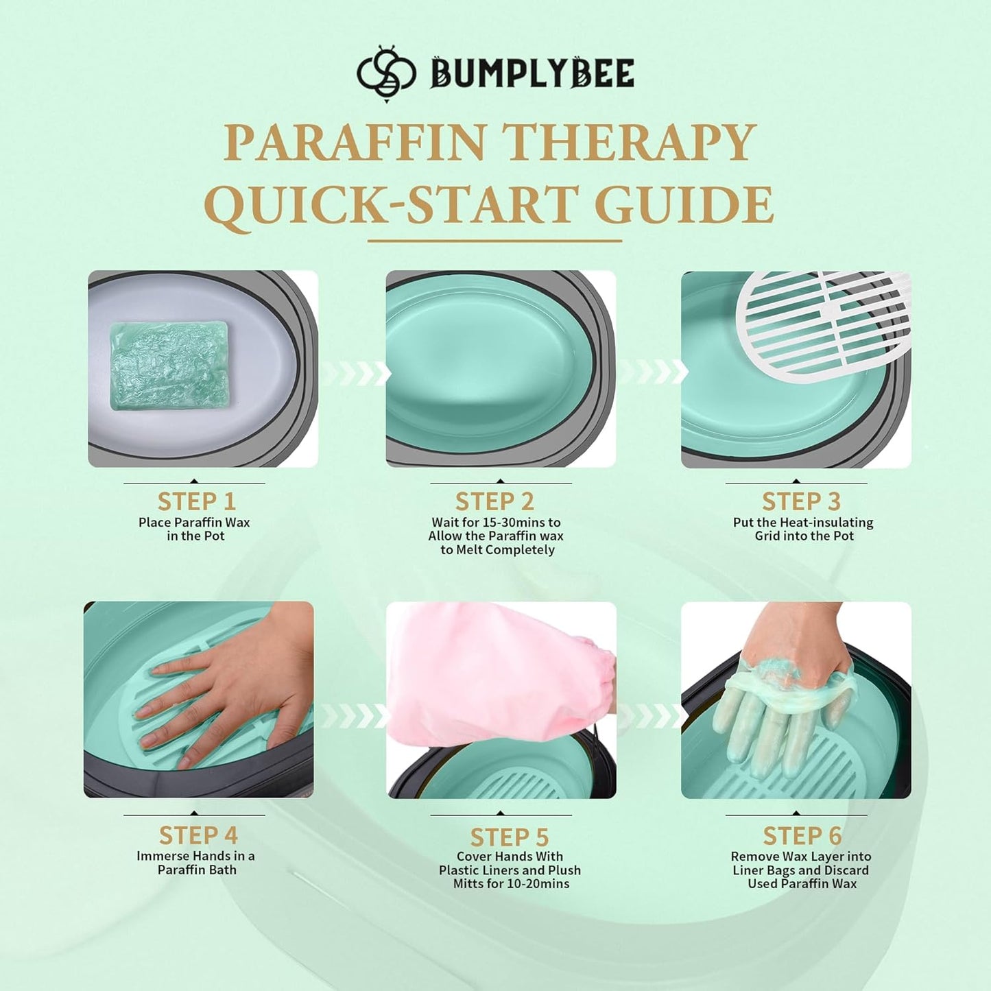 BUMPLYBEE Paraffin Wax for Hand and Feet
