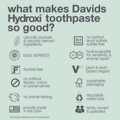 DAVIDS Sensitive + Whitening Toothpaste