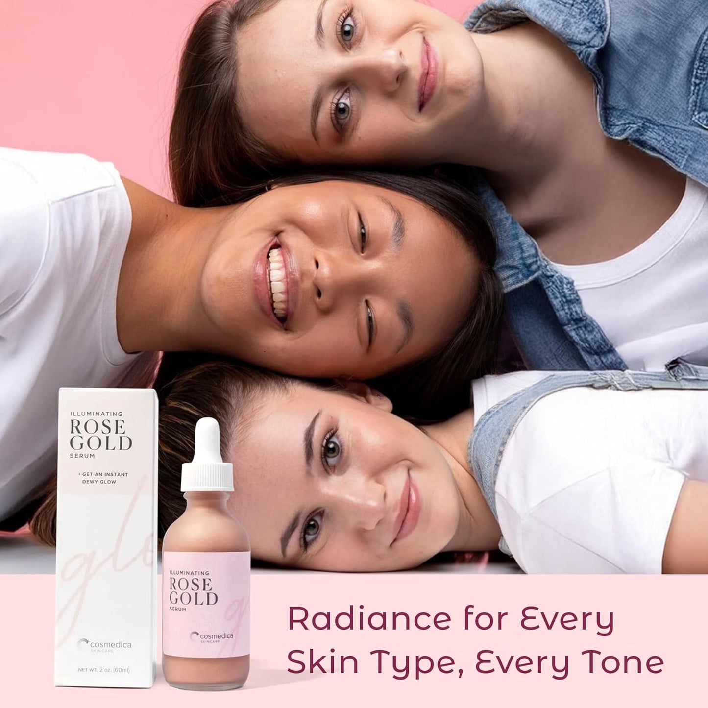 Illuminating Rose Gold Facial Serum