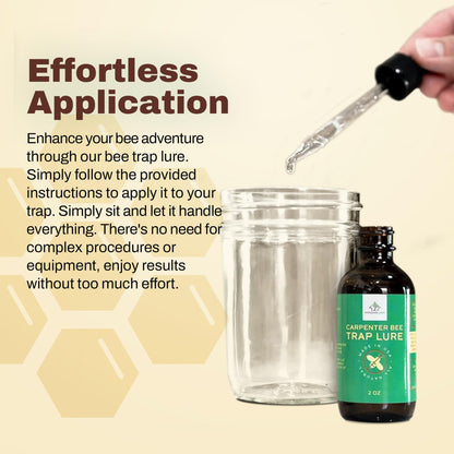 Donaldson Farms Carpenter Bee Natural Attractant Lure, Gentle on Honey Bees 2oz