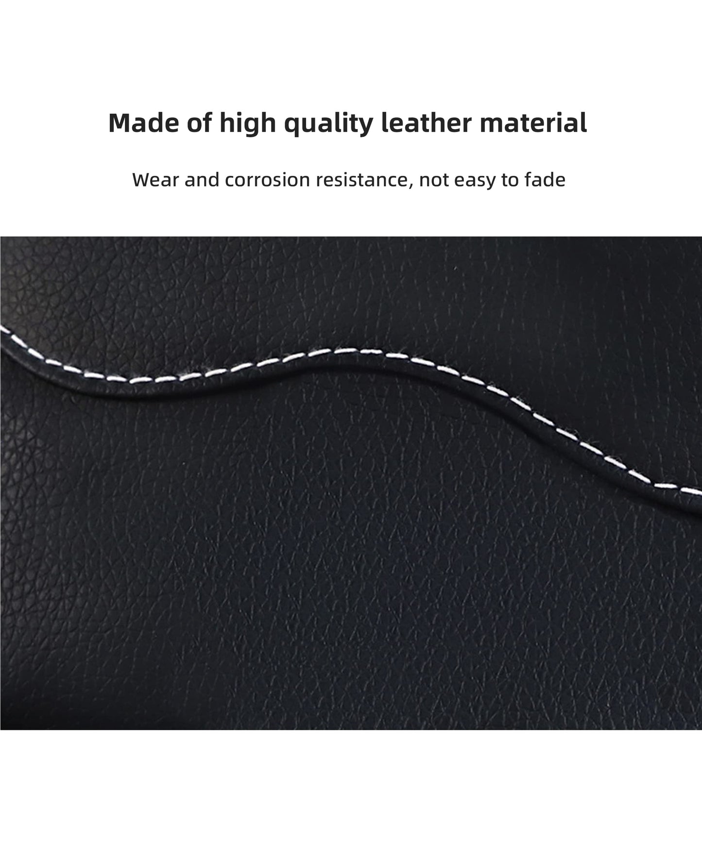 Car Seat Side Pocket Organizer PU Leather Pen Phone Sunglasses Holder Tray Pouch