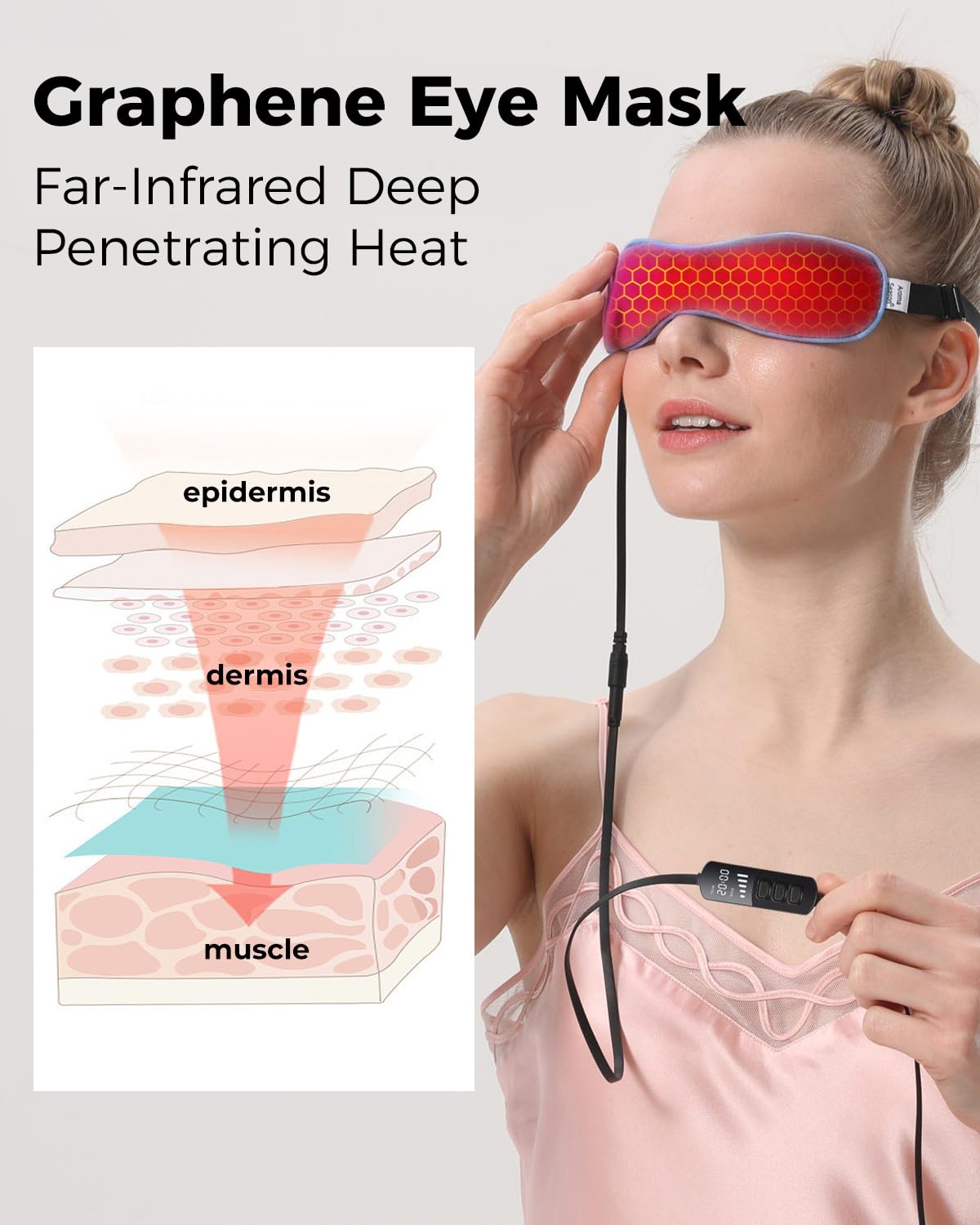 AROMA SEASON Professional Heated Eye Mask