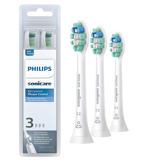 PHILIPS Sonicare Genuine C2 Optimal Plaque Control Toothbrush Heads