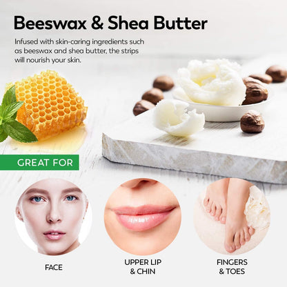 SHINEMORE Facial Wax Strips - 40 strips