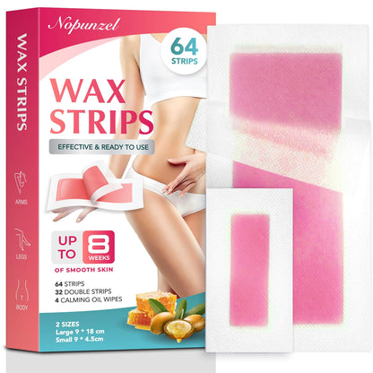 NOPUNZEL 64 Waxing Strips