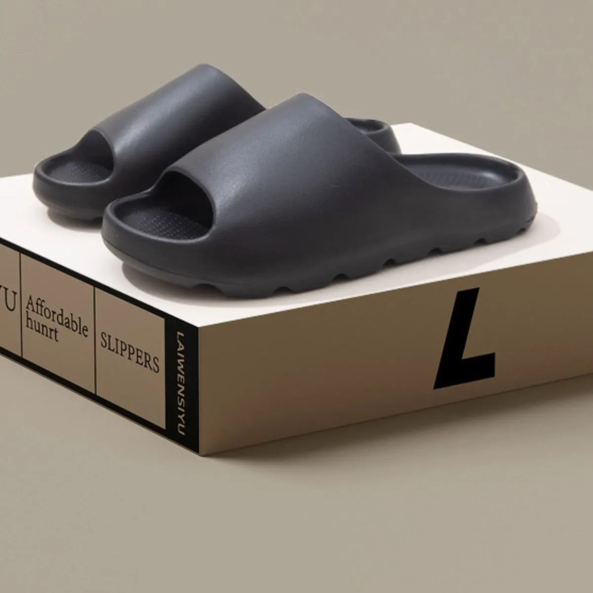 Open Toe Platform Slippers