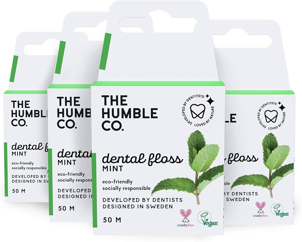 The Humble Co. - Floss Picks Mint Kids - Cs Of 4-50 Ct