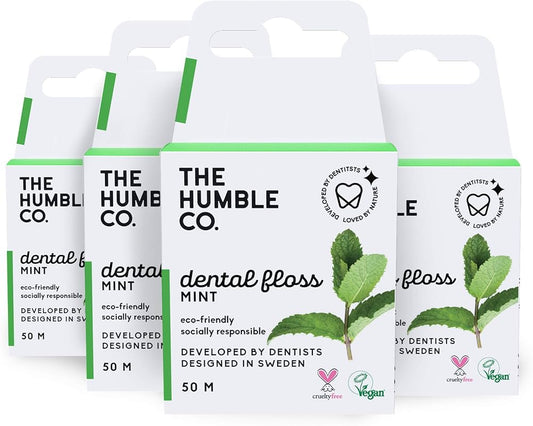The Humble Co. - Floss Picks Mint Kids - Cs Of 4-50 Ct