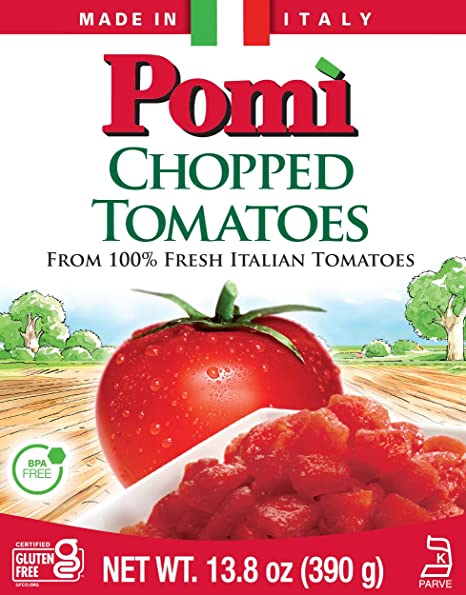 Pomi Chopped Tomatoes, 13.8 Oz (Pack of 12)