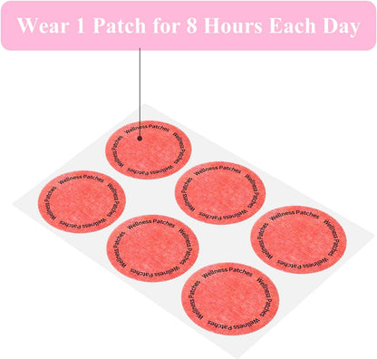 GLP-1 Patches for Women and Men, Berberine, Steady Release, Vegan, 8-Hour Long-Lasting Formula Support, Applied to Various Parts of The Body, 30 Patches