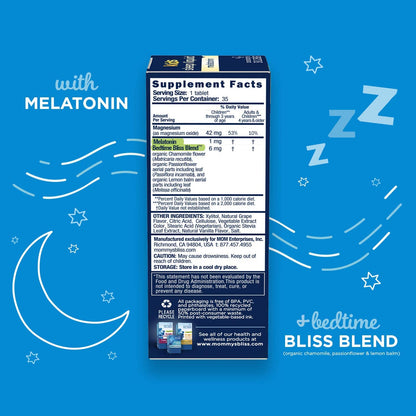 Mommy's Bliss Sleep Chewables for Kids (Pack of 35)