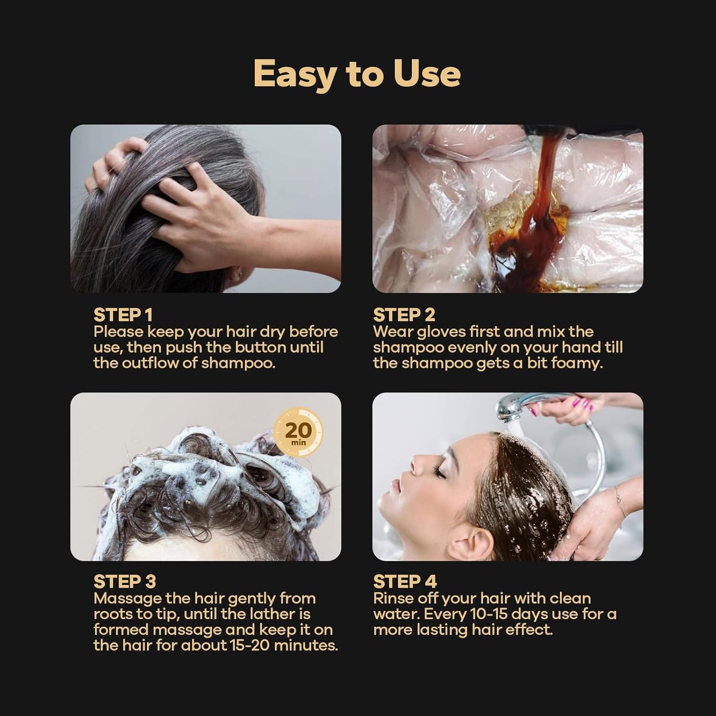 HYPERHAIR Hair Dye Shampoo