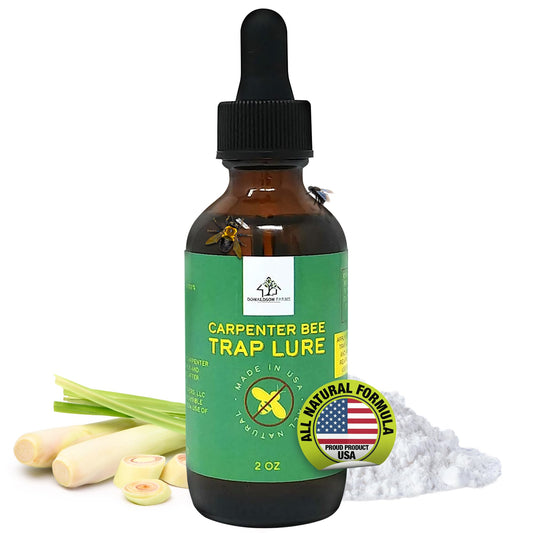 Donaldson Farms Carpenter Bee Natural Attractant Lure, Gentle on Honey Bees 2oz